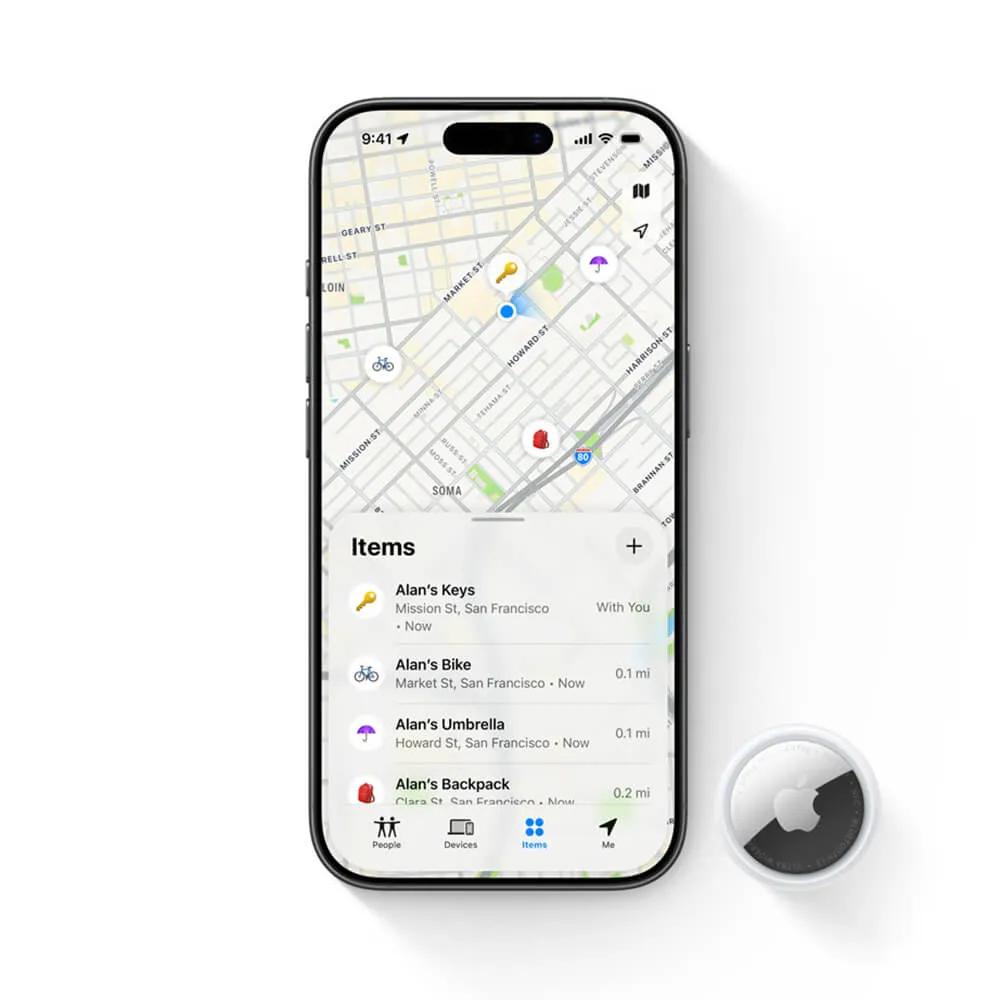 Apple AirTag Bluetooth Tracker Find My Compatible - 1 Pack - product view 6