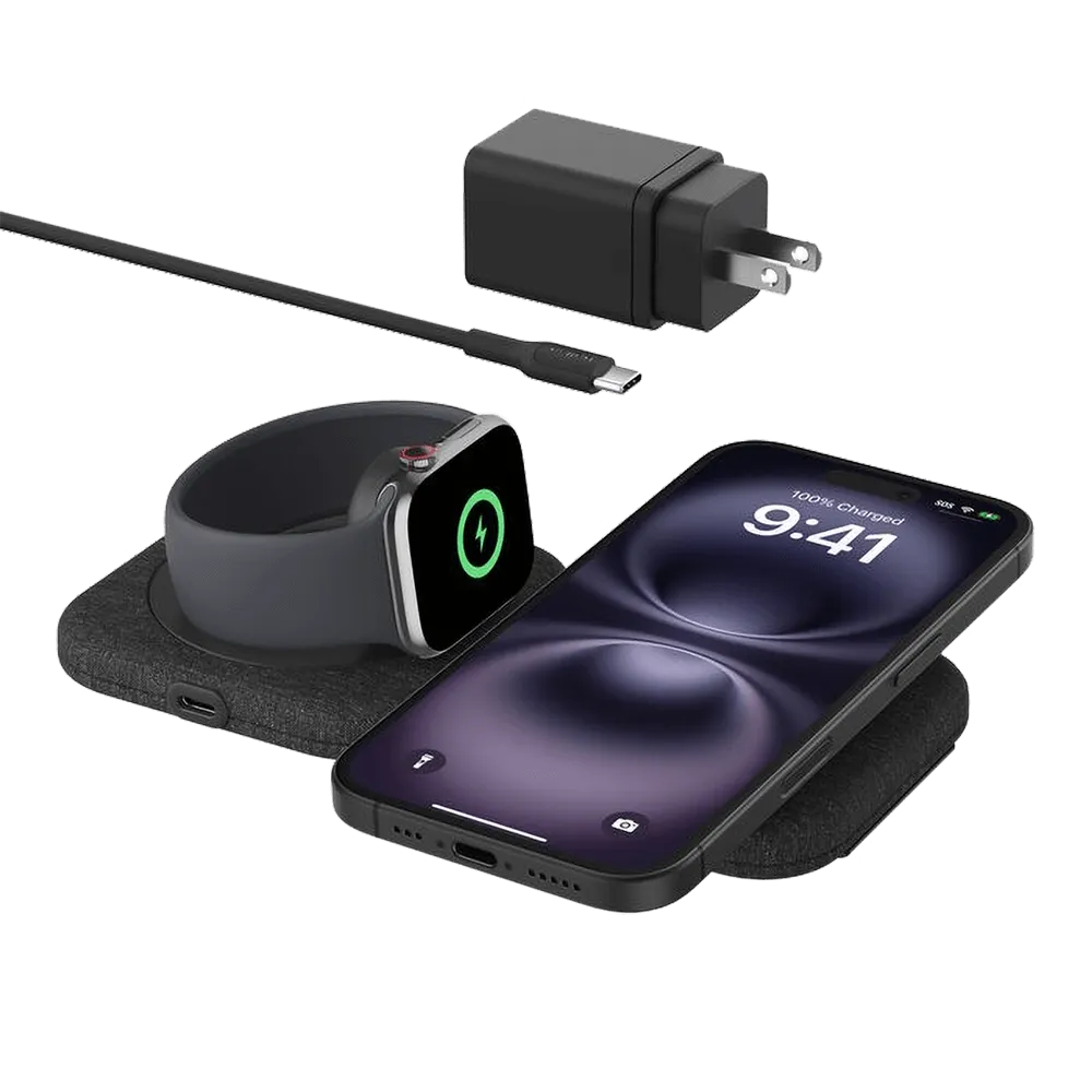 Wireless Charging Pad Magnetic Travel Foldable Qi2 - 15W