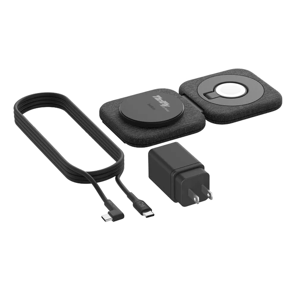 Wireless Charging Pad Magnetic Travel Foldable Qi2 - 15W - product view 2