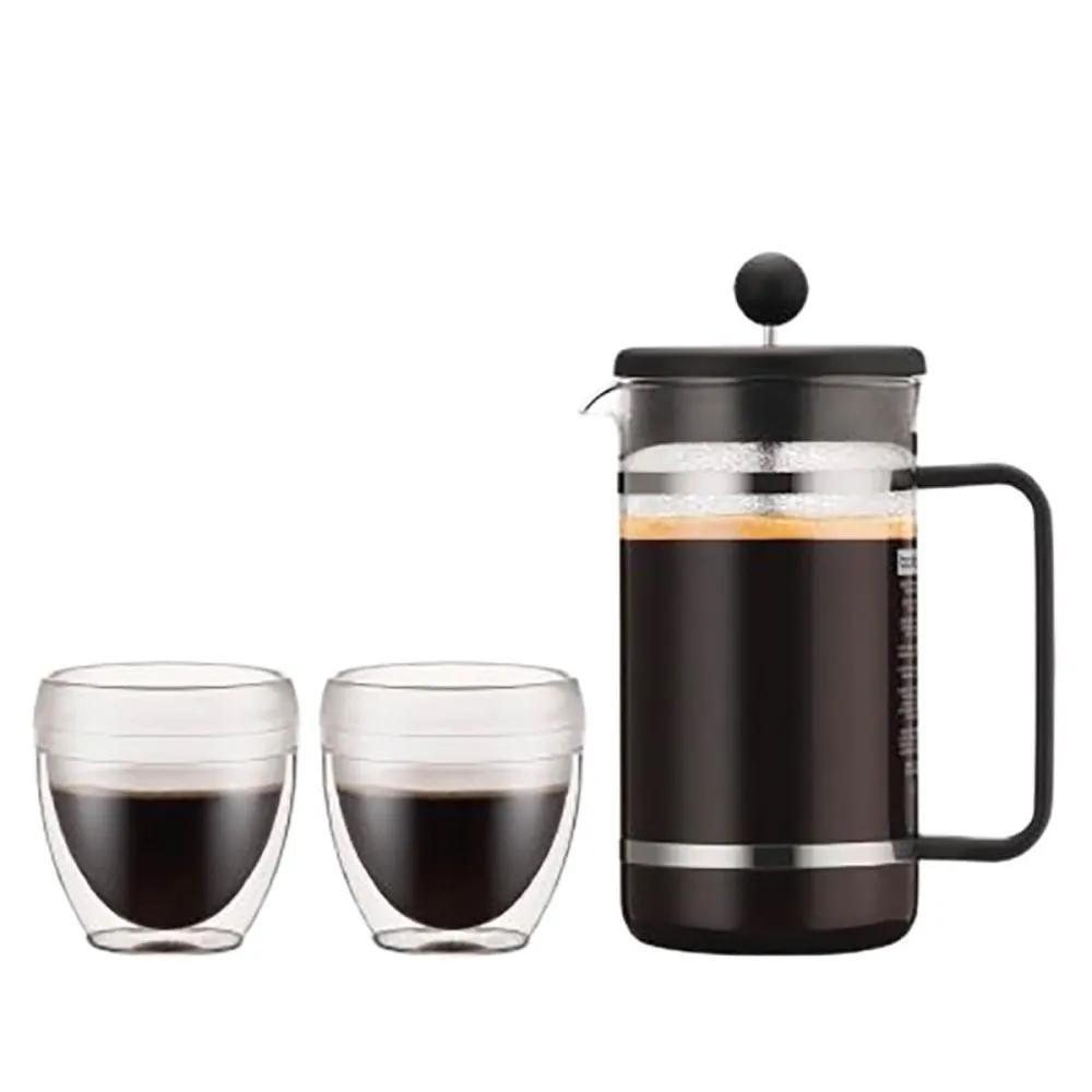 Bodum French Press Coffee Set with Glass Mugs - 34 oz - product view 6