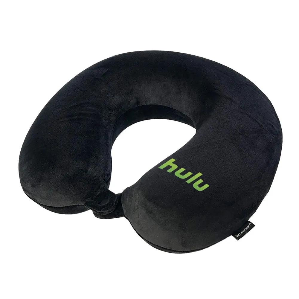 Memory Foam Neck Pillow with Fleece Cover - 12.5 x 11.7 in