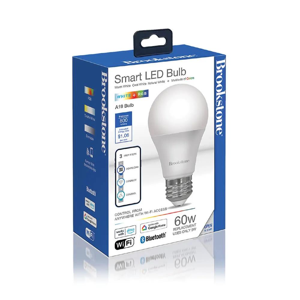 Smart Light Bulb A19 WiFi RGB Tunable White - 9W - product view 3