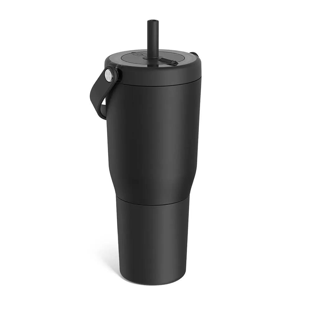 Insulated Tumbler with Stainless Steel Straw - 35 oz - product view 4