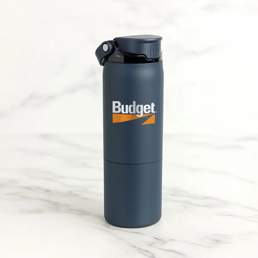 Insulated Water Bottle with Dual Straw System - 25 oz - product view 11