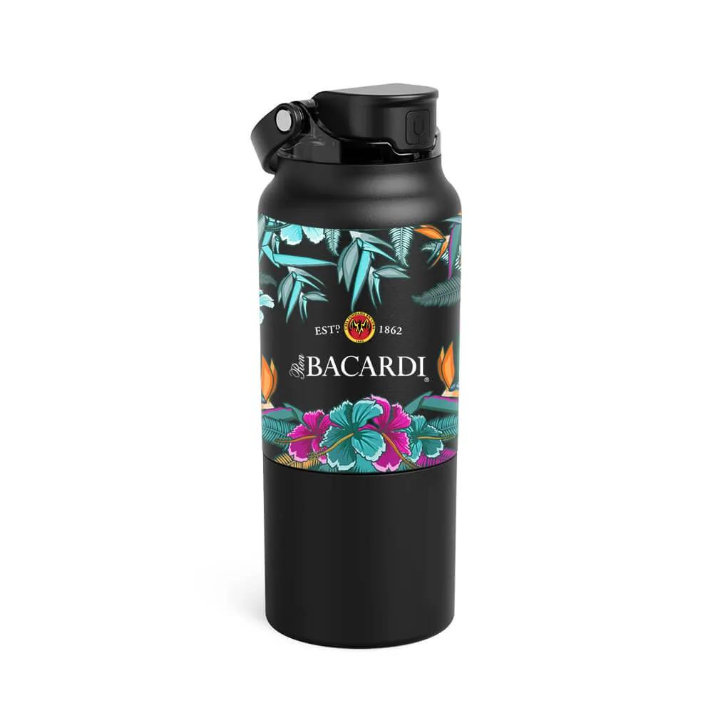 Insulated Water Bottle with Dual Straw System - 35 oz - product view 2