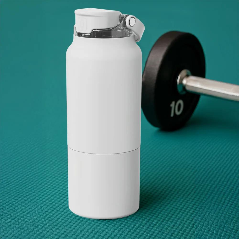 Insulated Water Bottle with Dual Straw System - 35 oz - product view 15
