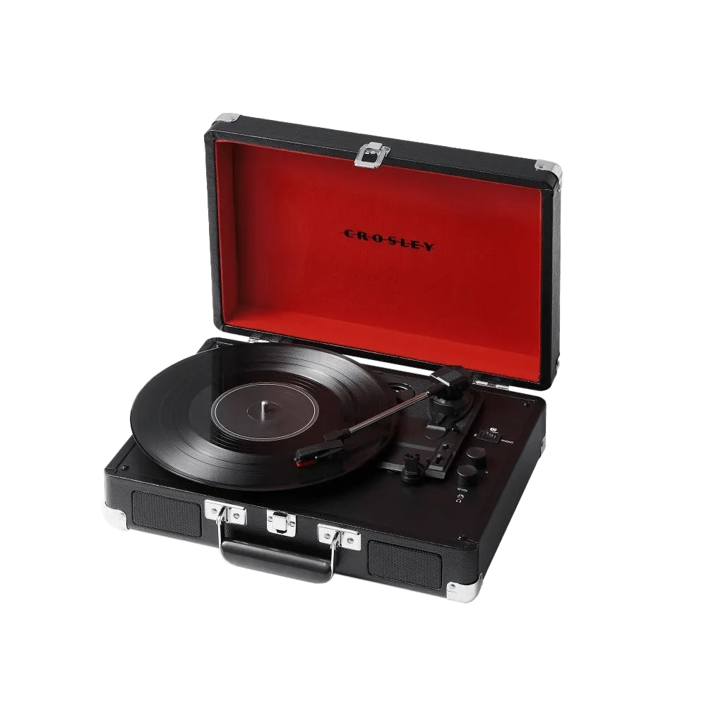 Record Player Bluetooth Three-Speed Belt-Drive Portable