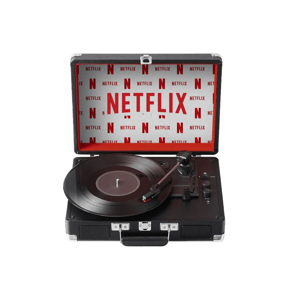 Record Player Bluetooth Three-Speed Belt-Drive Portable - product view 5