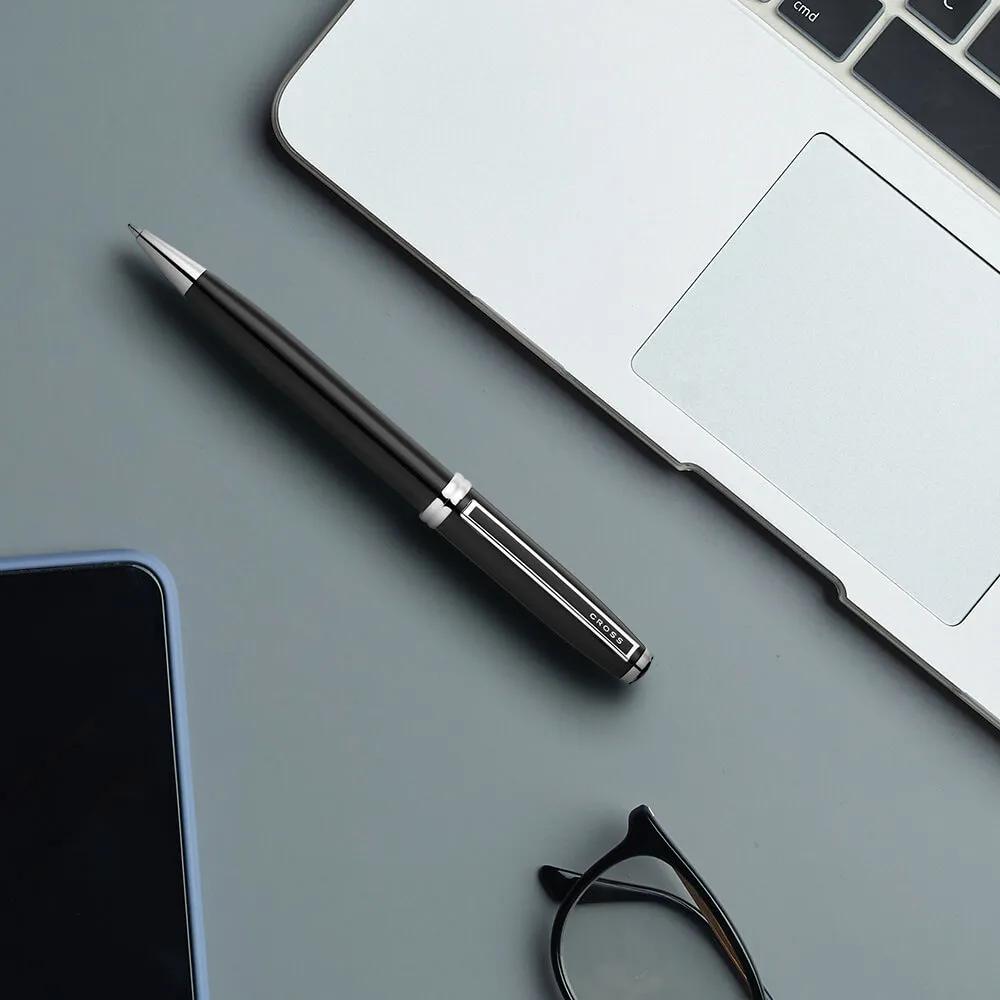 Ballpoint Pen Ashford Modern Tapered Silhouette - Black - product view 4