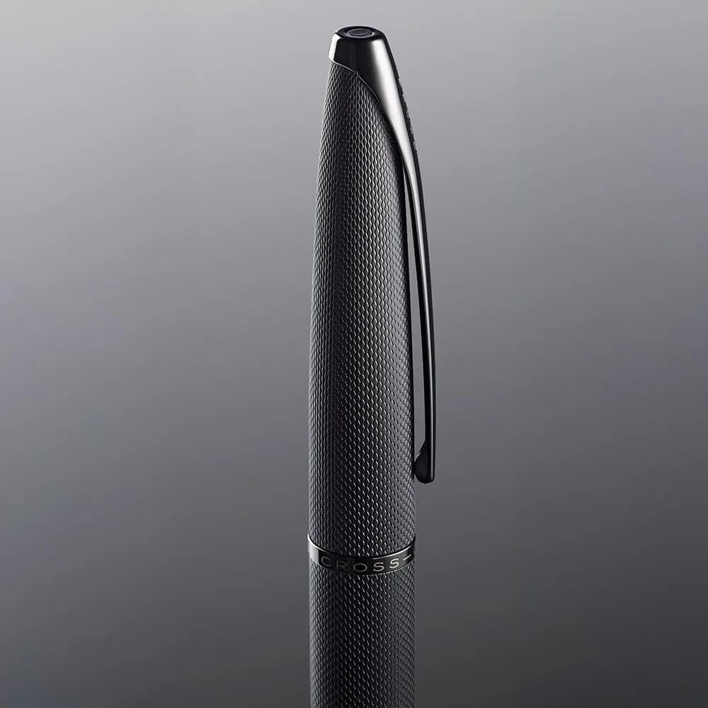Ballpoint Pen ATX Brushed Black Sleek Proportions - product view 7