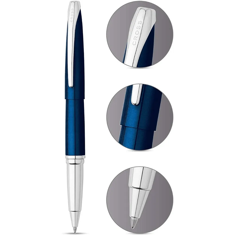 Rollerball Pen Translucent Blue Lacquer ATX - 5.5 in - product view 6