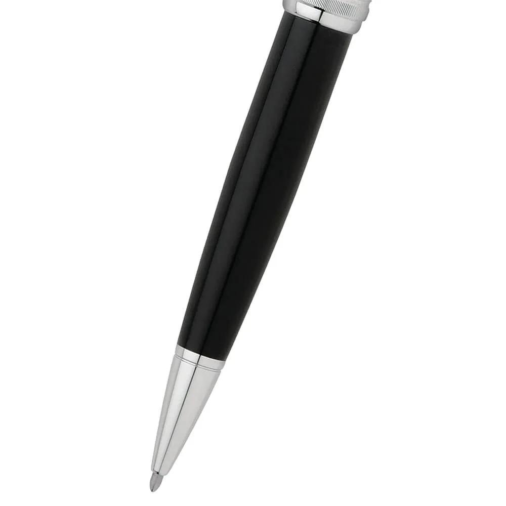 Ballpoint Pen Black Lacquer Multi-Groove Ring - 5.25 in - product view 4