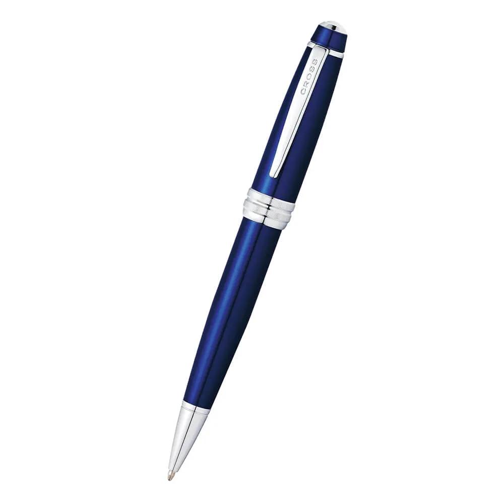 Ballpoint Pen Blue Lacquer Multi-Groove Ring - 5.25 in - product view 6