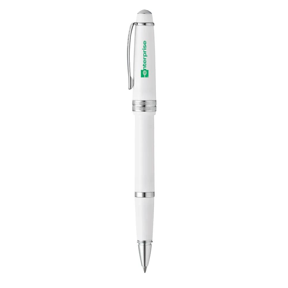 Rollerball Pen White Resin Lightweight Design - 5.375 in