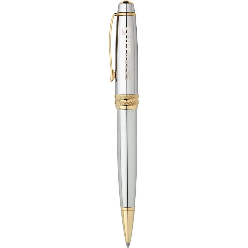 Ballpoint Pen Chrome Gold-Plated Medalist - 5.375 in