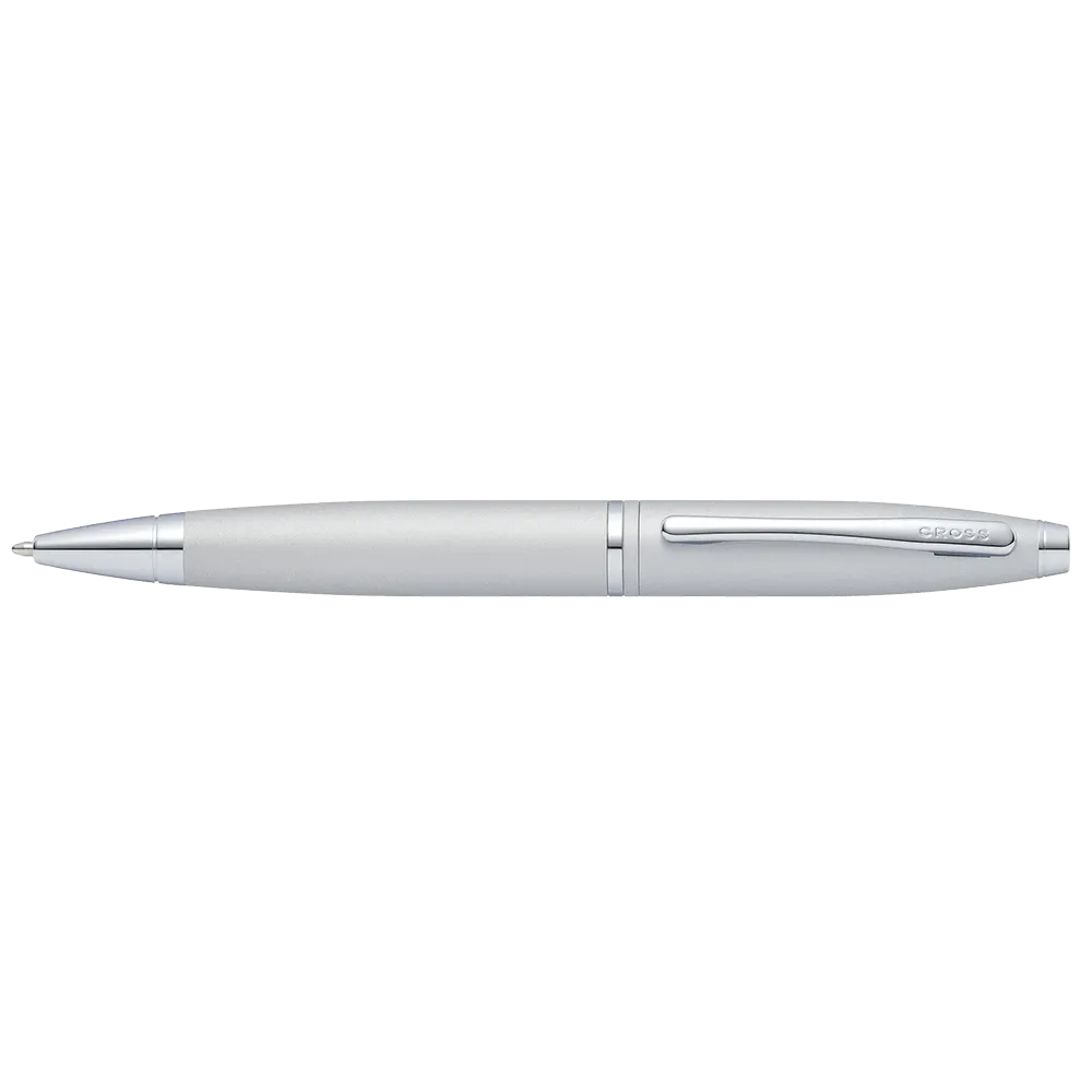 Ballpoint Pen Satin Chrome Art Deco Tapered - 5.25 in - product view 5