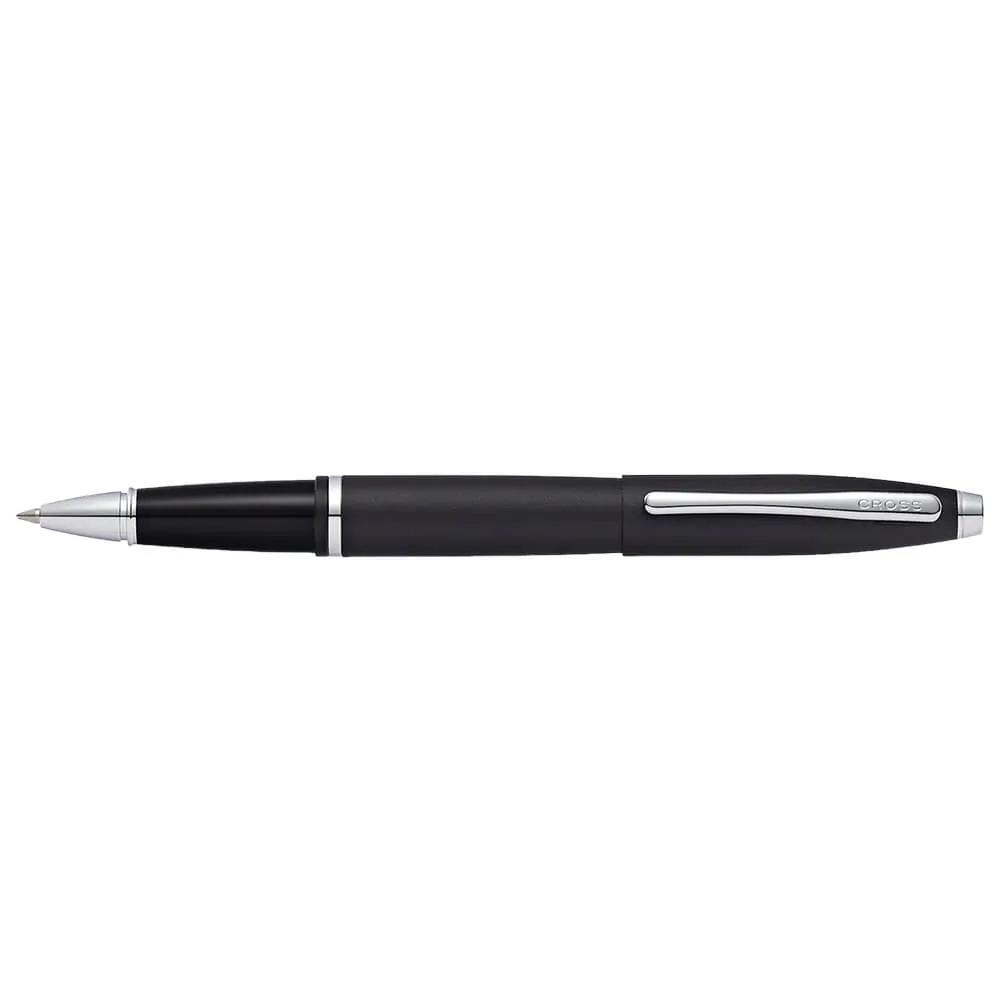 Rollerball Pen Matte Black Art Deco Style - 5.75 in - product view 4