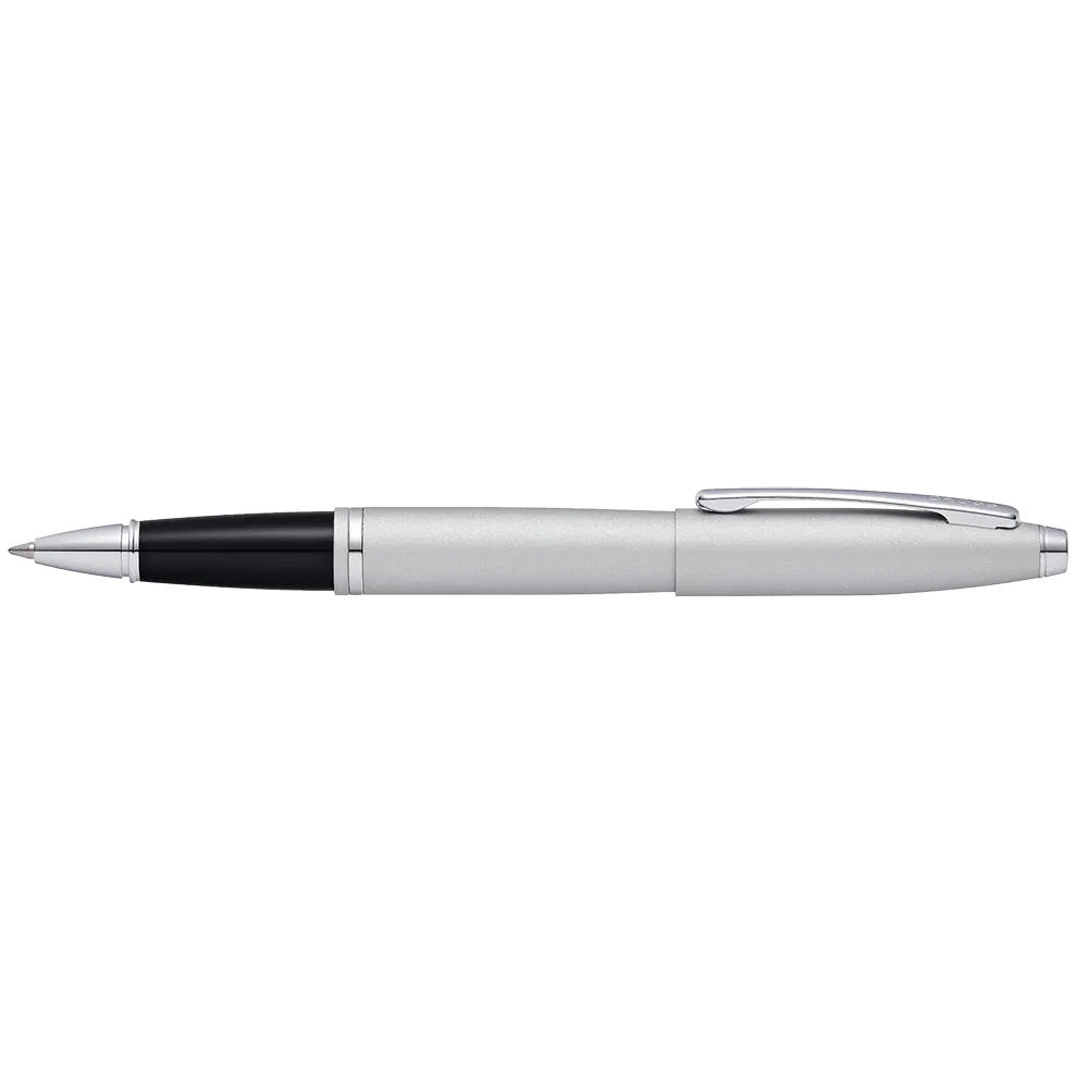 Rollerball Pen Satin Chrome Art Deco Style - 5.75 in - product view 8