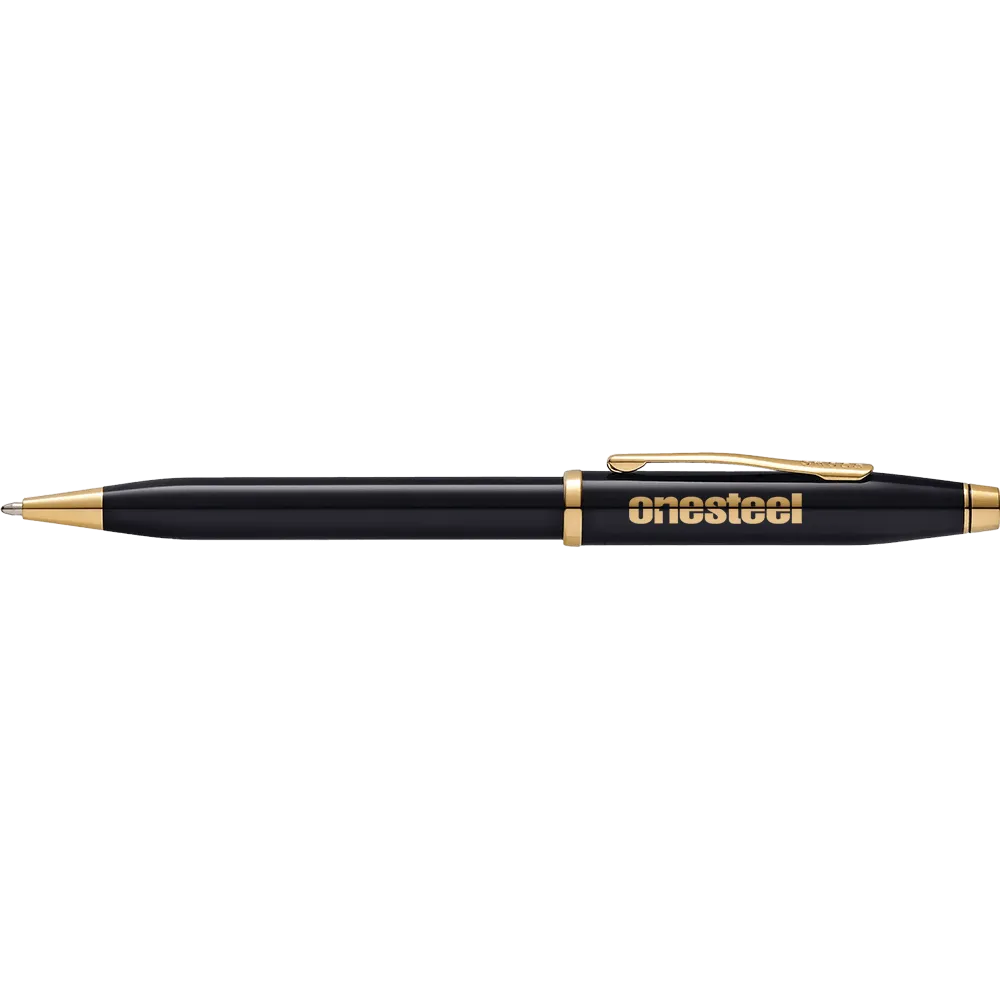 Ballpoint Pen Classic Black Presidential Style - 5.25 in - product view 3
