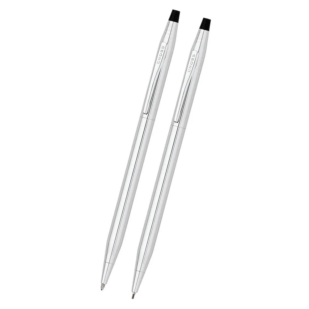 Cross Classic Century Lustrous Chrome Pen and Pencil Set - product view 1