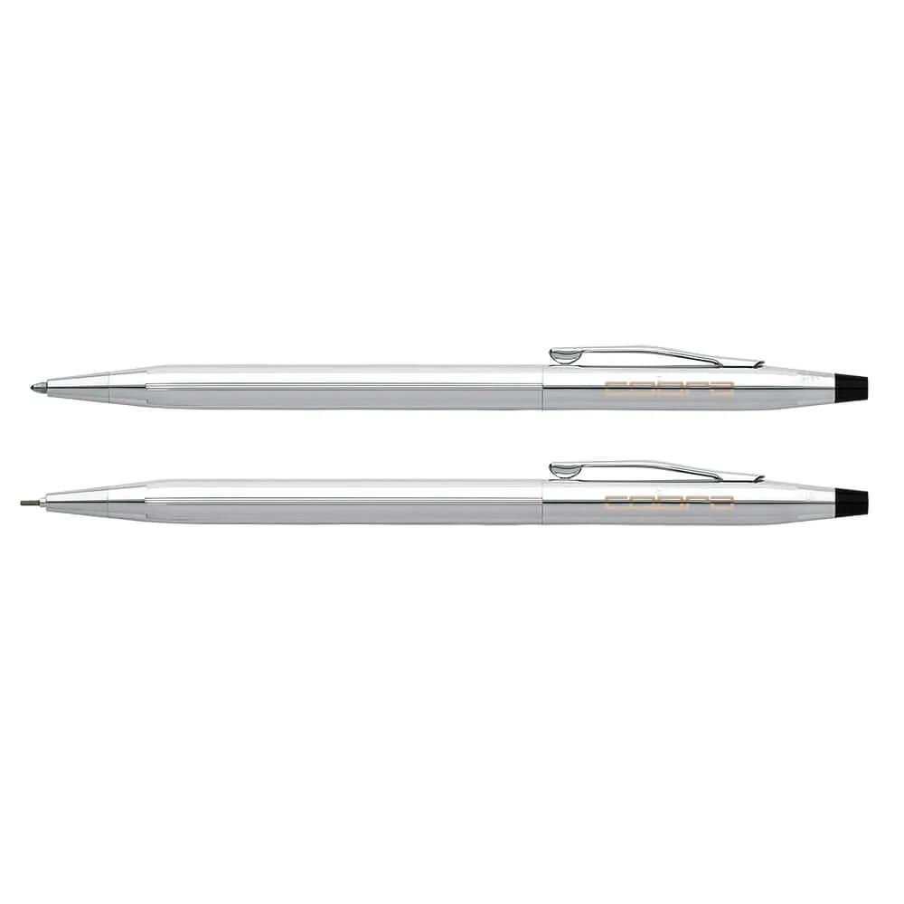 Cross Classic Century Pen and Pencil Set Chrome - 5.25 in - product view 5