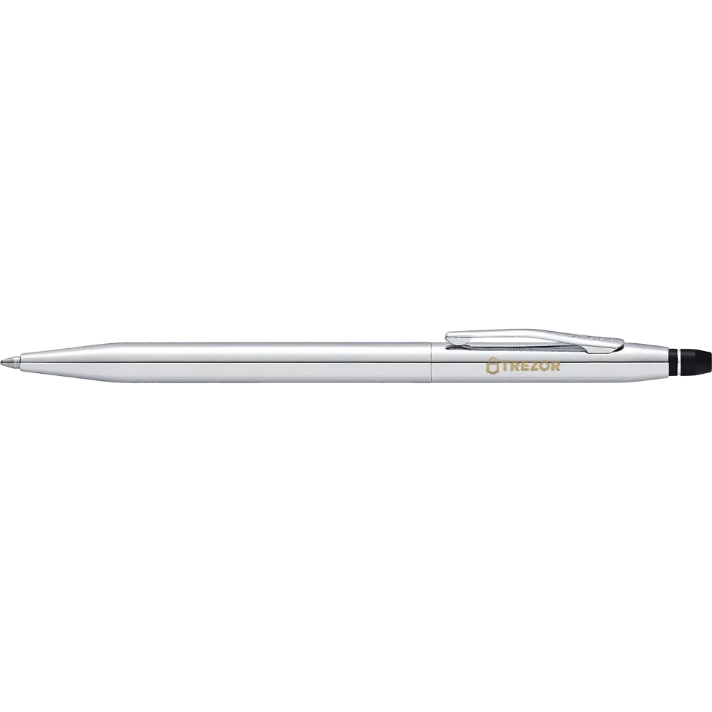 Cross Click Ballpoint Pen Chrome Retractable - 5.375 in - product view 3