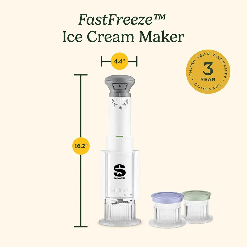 FastFreeze Ice Cream Maker with 5 Presets - 3 Minute - product view 7