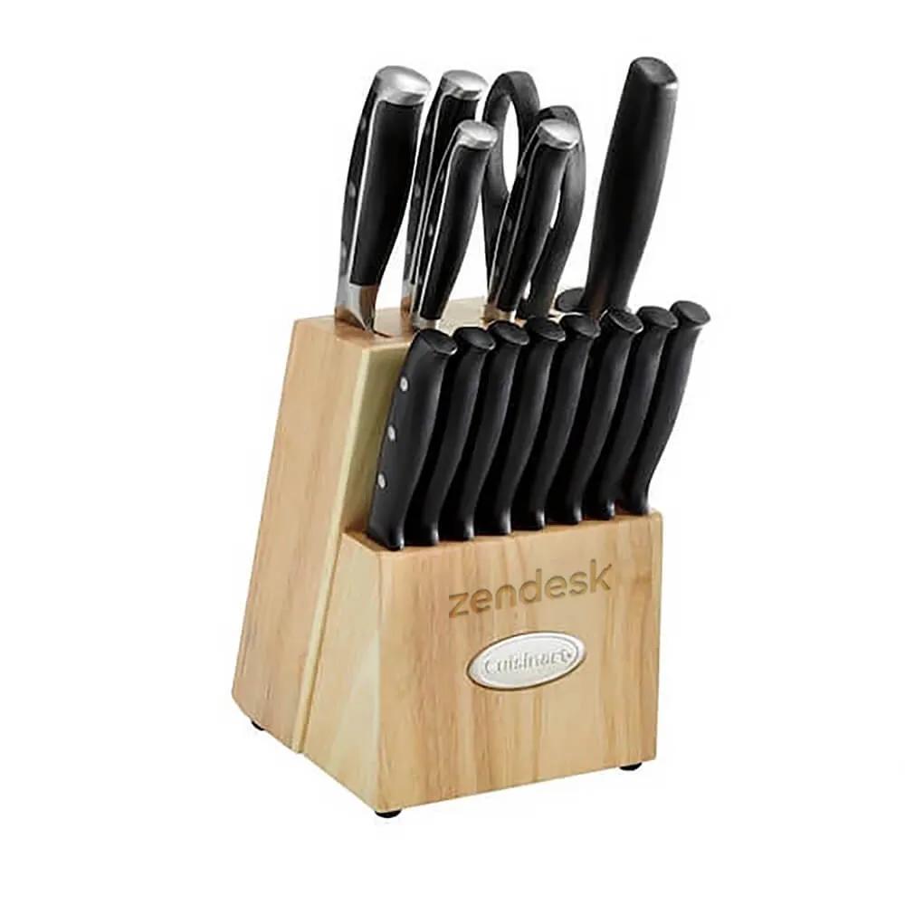 Nitrogen-Infused Stainless Steel Cutlery Block Set (15 Piece) - product view 3