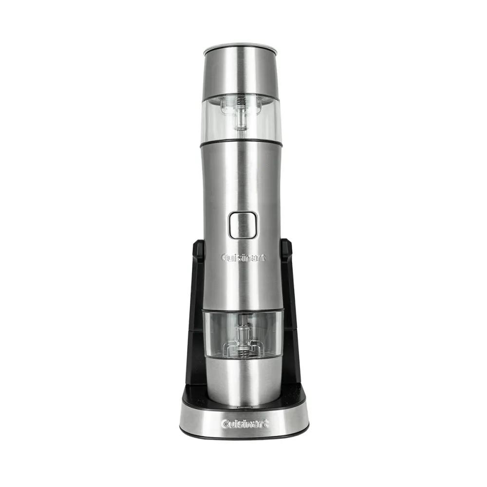 Rechargeable Dual-Container Spice Mill with Charging Base - product view 3
