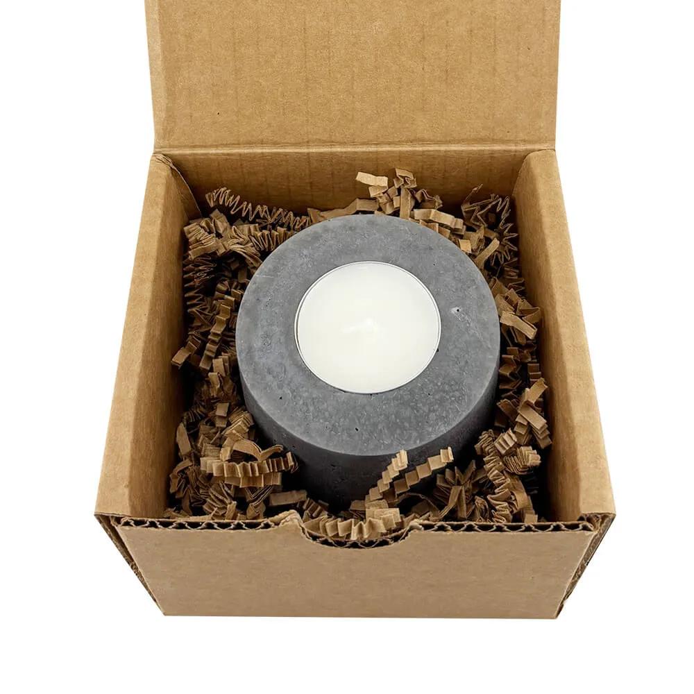 FlikRFire Concrete Personal Fireplace with Base - 3 in - product view 3