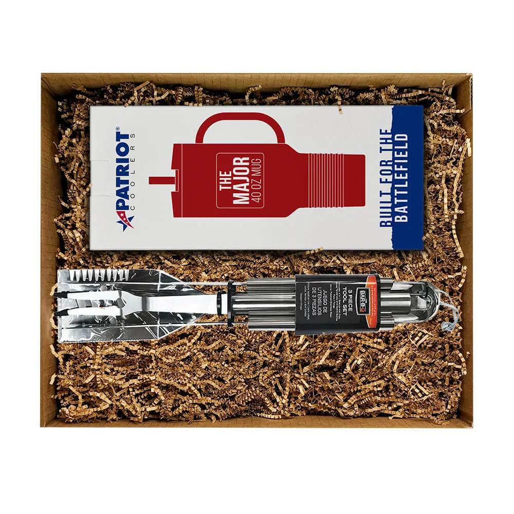 Grill Tool Set with Insulated Tumbler Gift Set