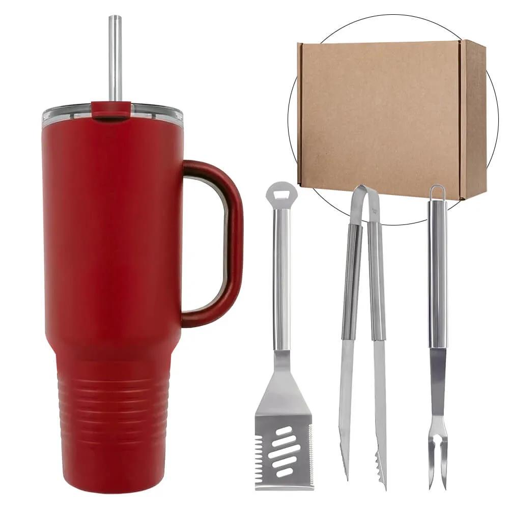 Grill Tool Set with Insulated Tumbler Gift Set - product view 2