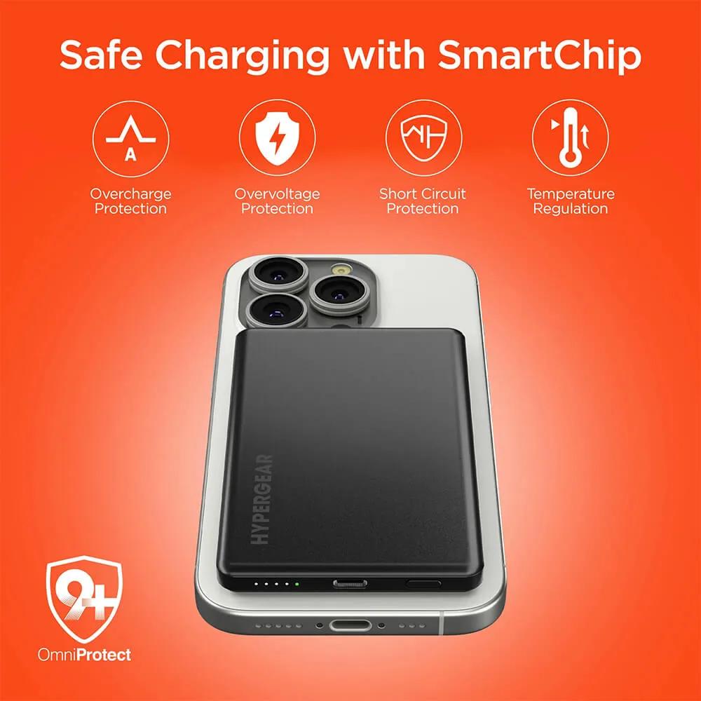 Magnetic Wireless Power Bank Ultra-Slim - 5000mAh - product view 10