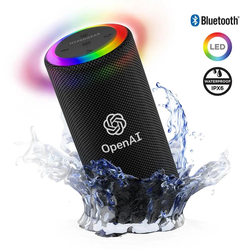 Waterproof LED Wireless Speaker XL with Light Ring - 6.9 in