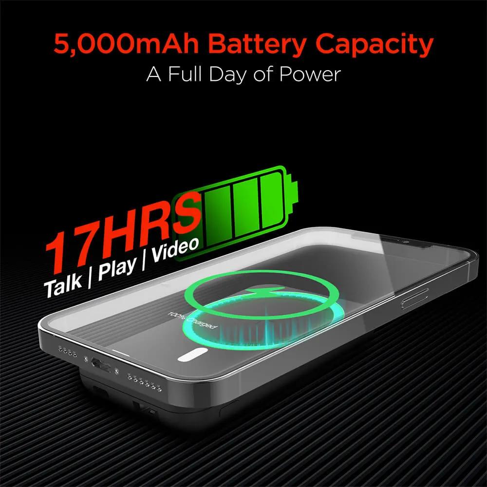 Magnetic Wireless Power Bank for iPhone 12+ - 5000mAh - product view 2