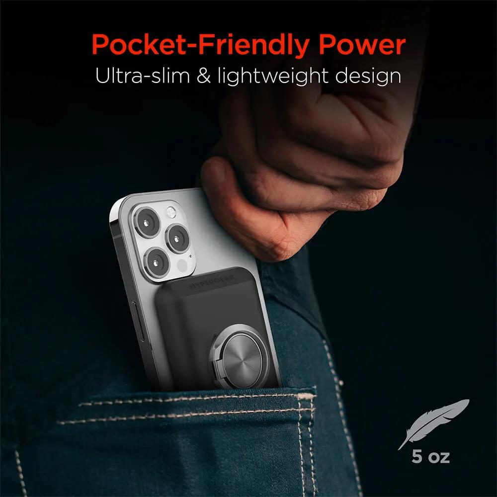 Magnetic Wireless Power Bank for iPhone 12+ - 5000mAh - product view 7