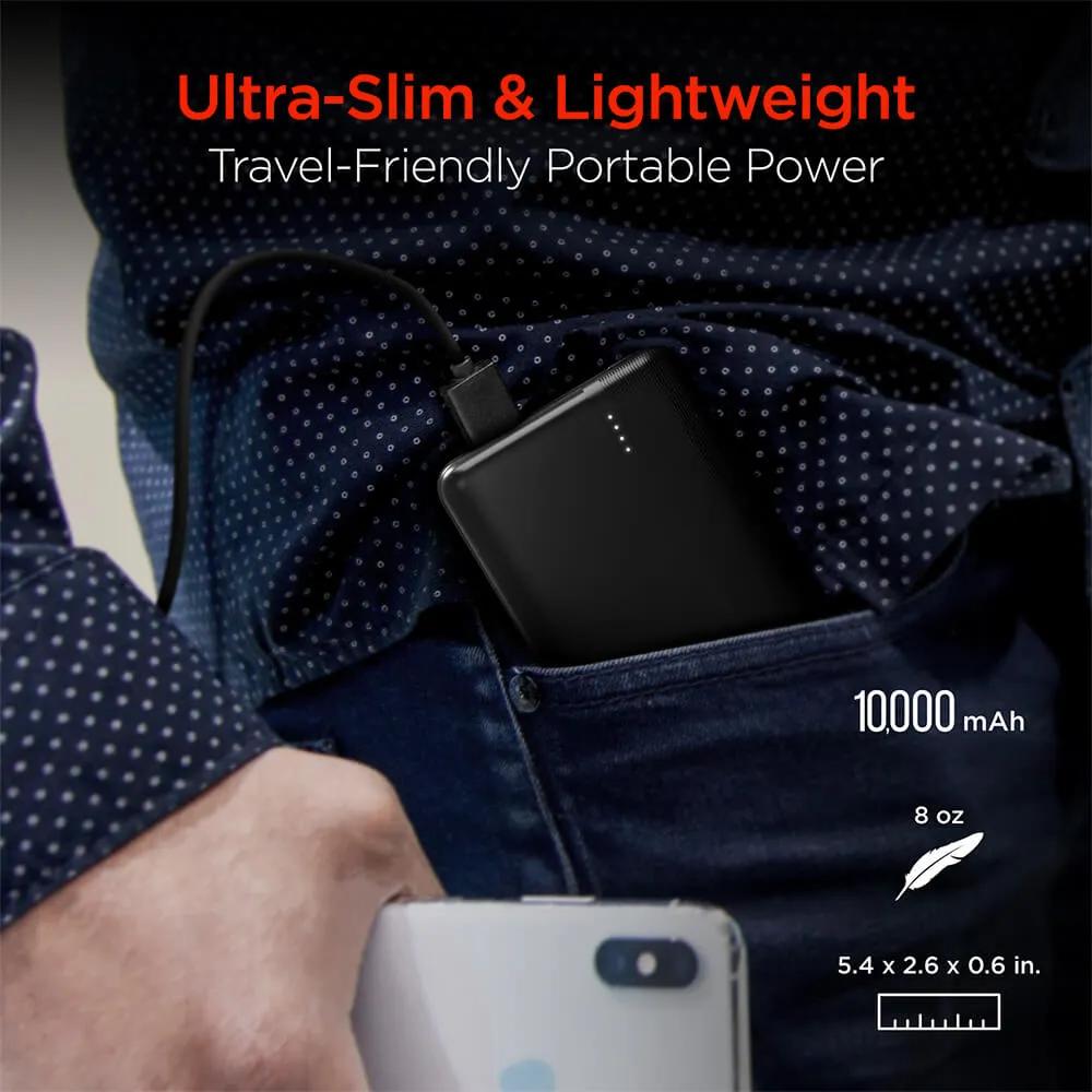 Fast Charge Power Bank with USB-C Port - 10000mAh - product view 8