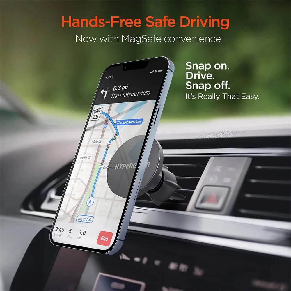 Magnetic Phone Mount with MagSafe Vent Clip - product view 2