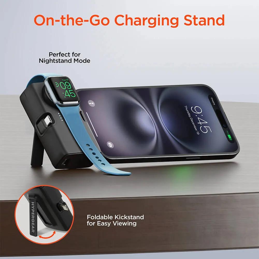 Ultra-Mini Power Bank with Apple Watch Charger - 5000mAh - product view 4