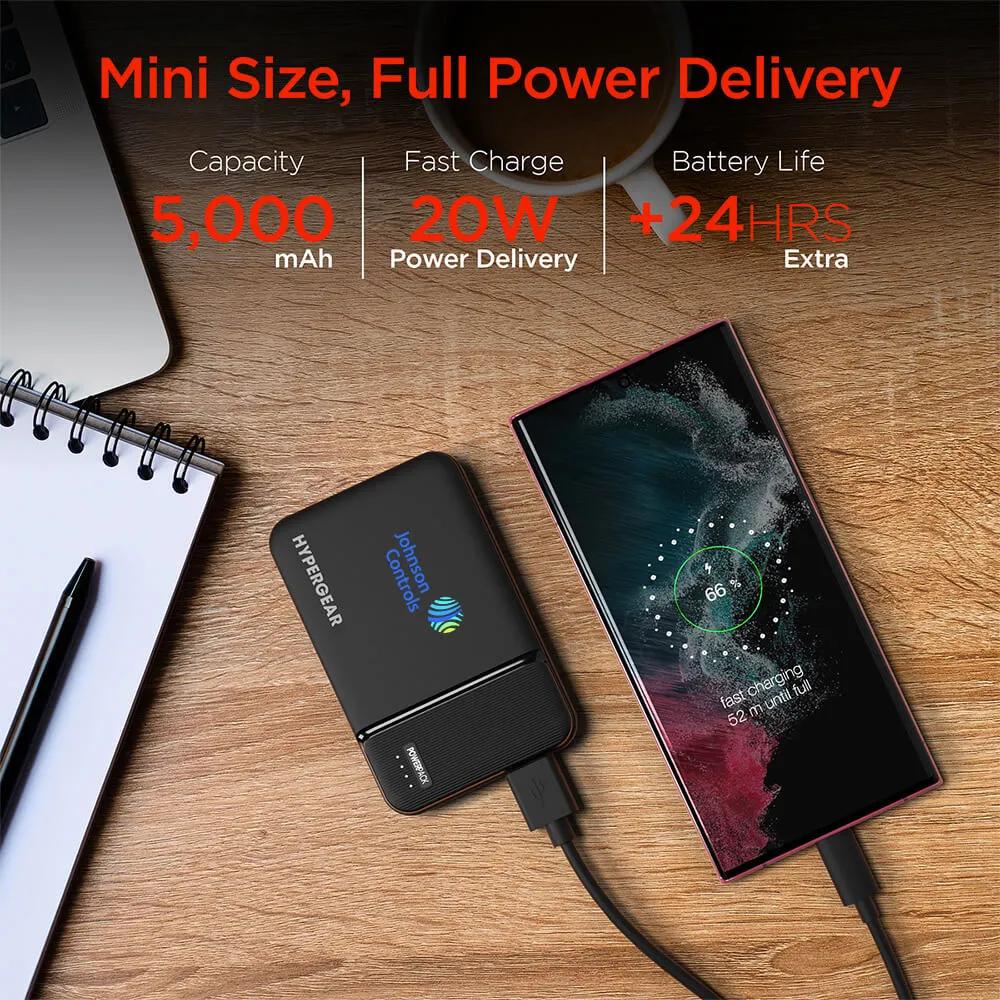 Power Bank 20W Fast Charge with USB-C PD - 5000mAh - product view 3