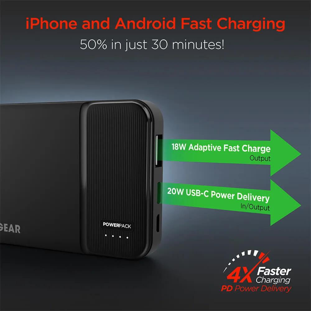 Power Bank 20W Fast Charge with USB-C PD - 5000mAh - product view 4
