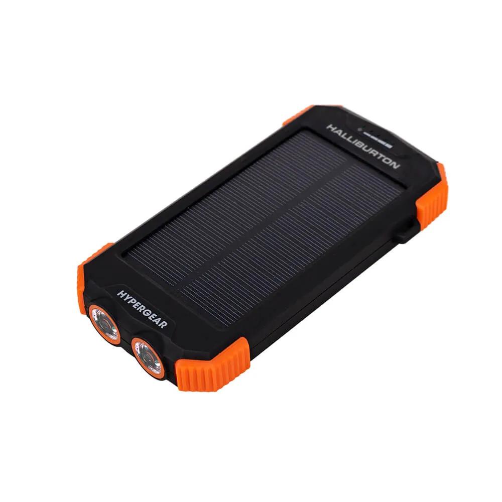 Solar Power Bank Wireless Charging with Flashlight - 10000mAh - product view 2