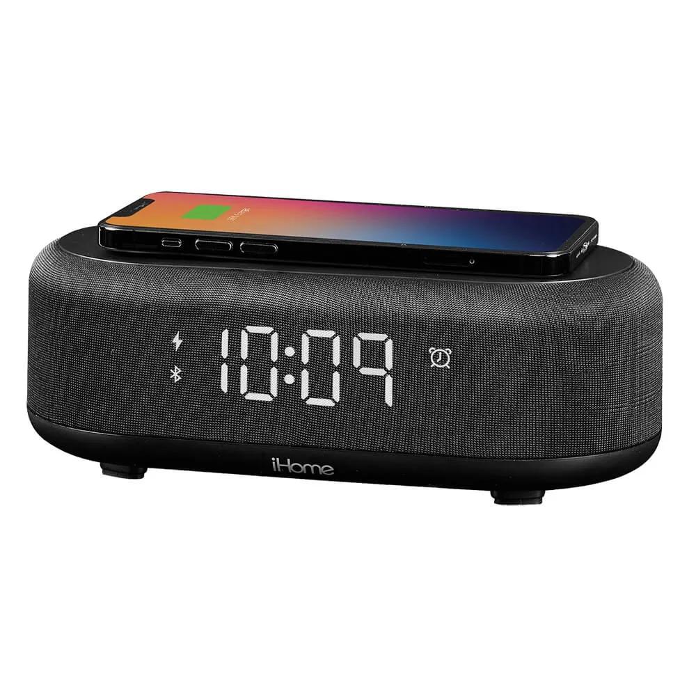 Alarm Clock Bluetooth Wireless Charging Station - 7.8 x 3.8 in