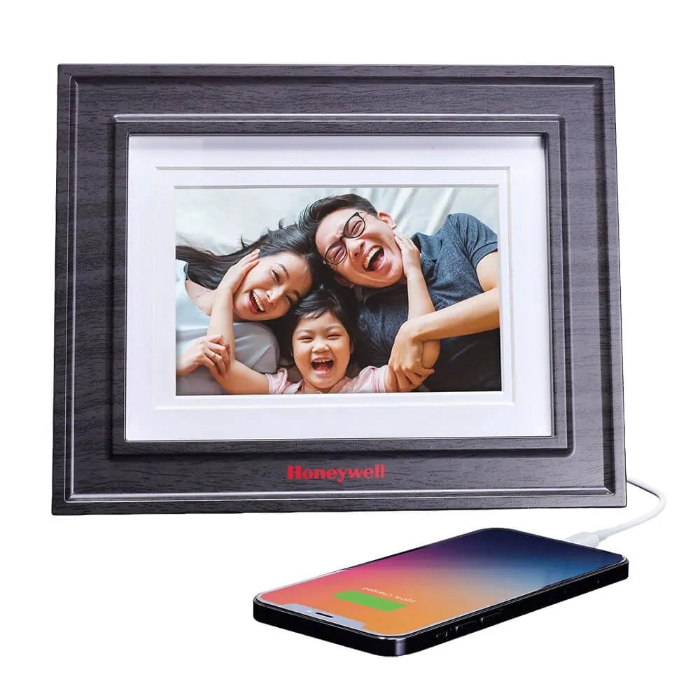 Picture Frame with 3 USB Chargers - 9.5 x 7.5 in - product view 2