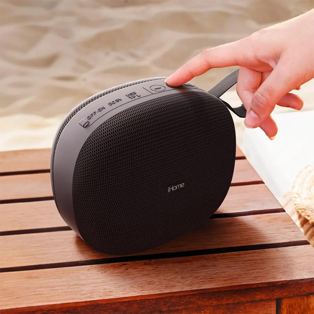 Splash Resistant Bluetooth Speaker with FM Radio - 6 in - product view 4