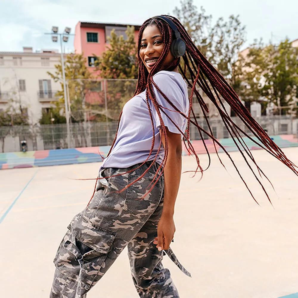 Headphones Wireless On-Ear with Pure Bass - 7.25 x 6.125 in - product view 8