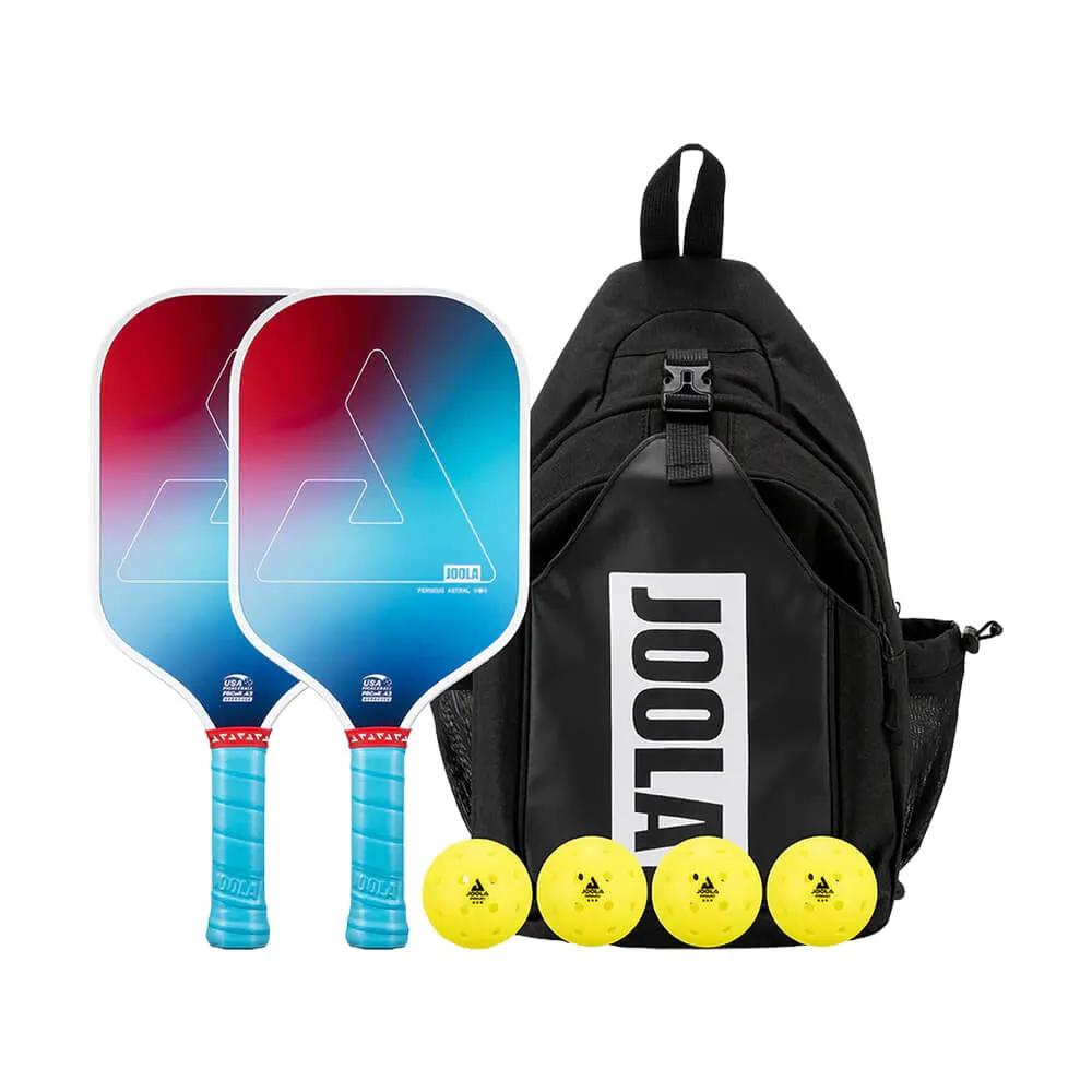 Joola Astral Pickleball Paddle Set with Balls - 2 Pack