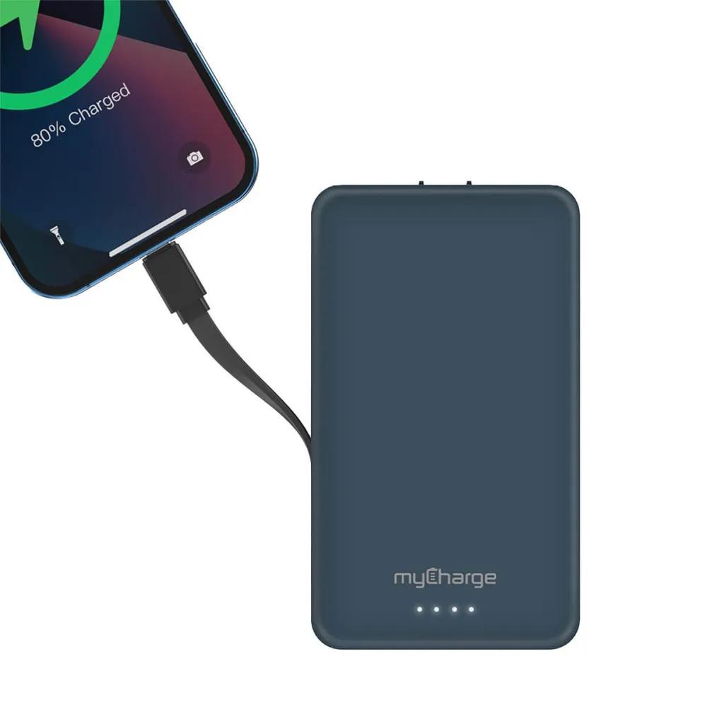 Portable Charger Built-in Wall Prongs USB-C - 10,000mAh - product view 6
