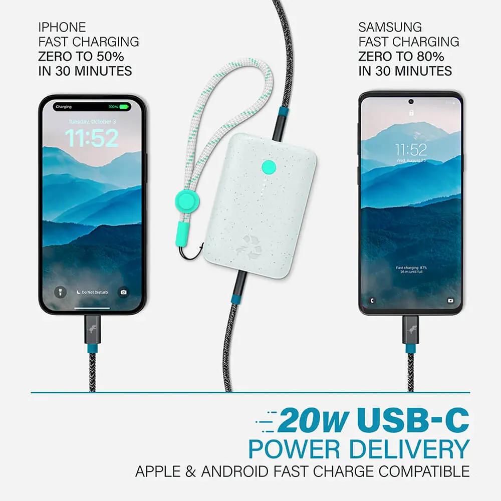 Portable Charger Dual USB-C Fast Charging - 10,000mAh - product view 7