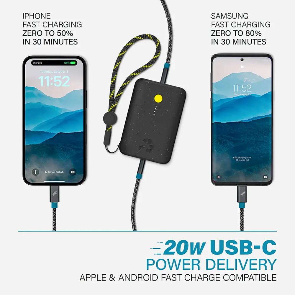 Portable Charger Dual USB-C Fast Charging - 10,000mAh - product view 48